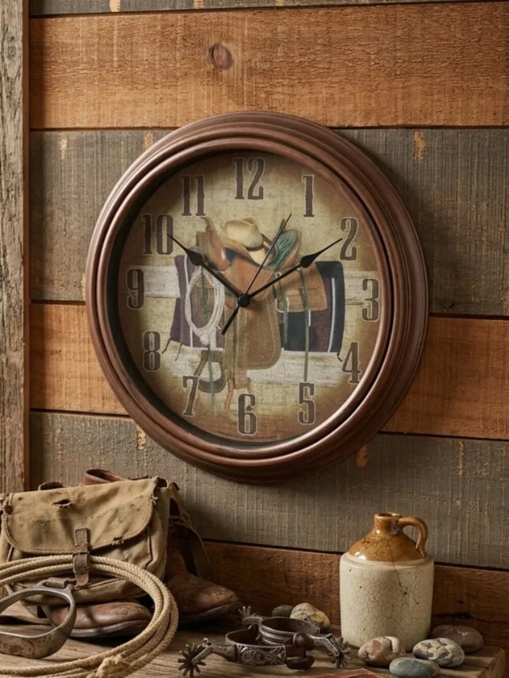 Cowboy Western Wall Clock
